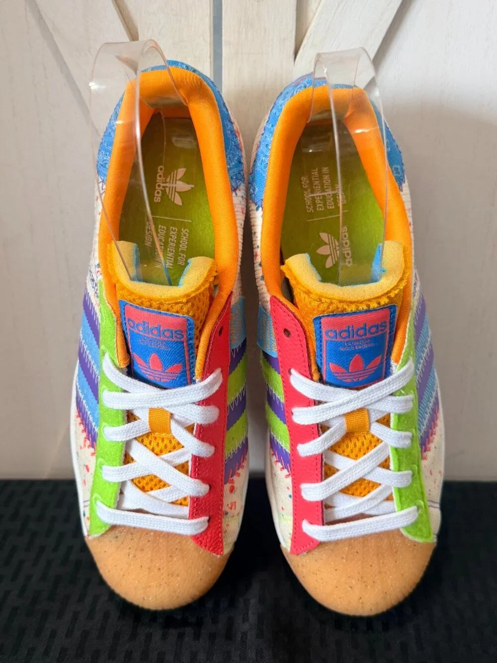 adidas x S.E.E.D. Superstar G20 CM 201 Paint Splattered Size 7 GX2235